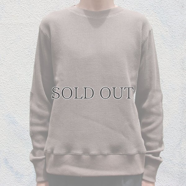 画像11: アメリカンドライワッフル×リブ エルボーパッチニット【MADE IN JAPAN】『日本製』 / Upscape Audience