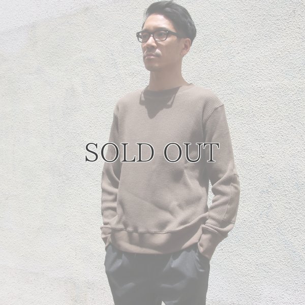 画像7: アメリカンドライワッフル×リブ エルボーパッチニット【MADE IN JAPAN】『日本製』 / Upscape Audience