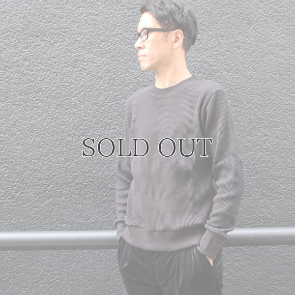 画像9: アメリカンドライワッフル×リブ エルボーパッチニット【MADE IN JAPAN】『日本製』 / Upscape Audience