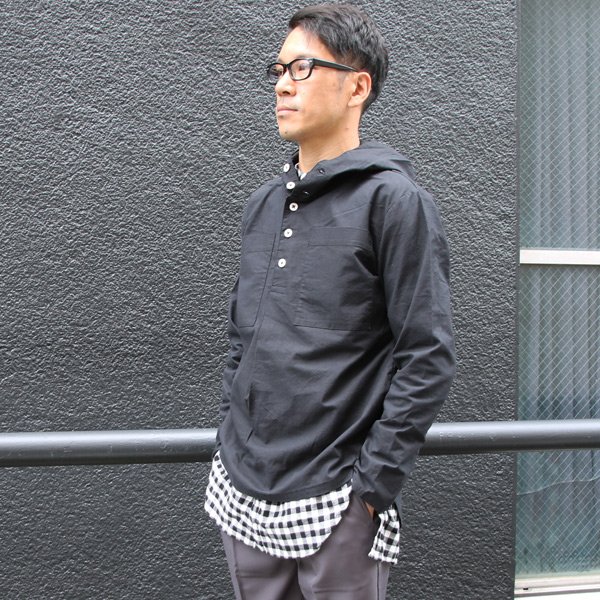 画像9: コットンクロス アノラックパーカーシャツ【MADE IN JAPAN】『日本製』/ Upscape Audience