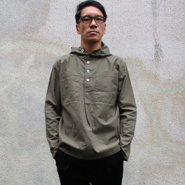 画像10: コットンクロス アノラックパーカーシャツ【MADE IN JAPAN】『日本製』/ Upscape Audience