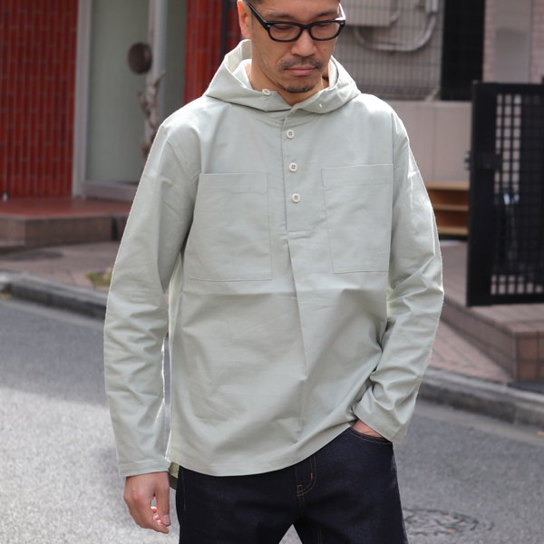 画像3: コットンクロス アノラックパーカーシャツ【MADE IN JAPAN】『日本製』/ Upscape Audience