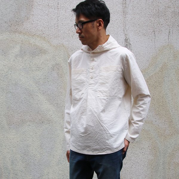 画像12: コットンクロス アノラックパーカーシャツ【MADE IN JAPAN】『日本製』/ Upscape Audience