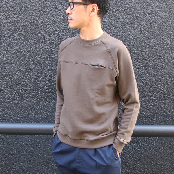 画像3: 30/10セントラル裏毛ラグランスリーブポケ付C/N L/S【MADE IN JAPAN】『日本製』/ Upscape Audience