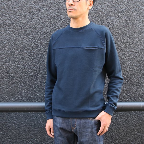 画像4: 30/10セントラル裏毛ラグランスリーブポケ付C/N L/S【MADE IN JAPAN】『日本製』/ Upscape Audience