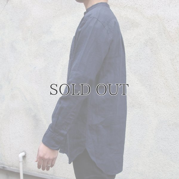 画像8: "Herdmans"リネン ルーズFIT　バンドカラー L/S シャツ『日本製』/ Upscape Audience