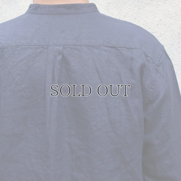 画像12: "Herdmans"リネン ルーズFIT　バンドカラー L/S シャツ『日本製』/ Upscape Audience