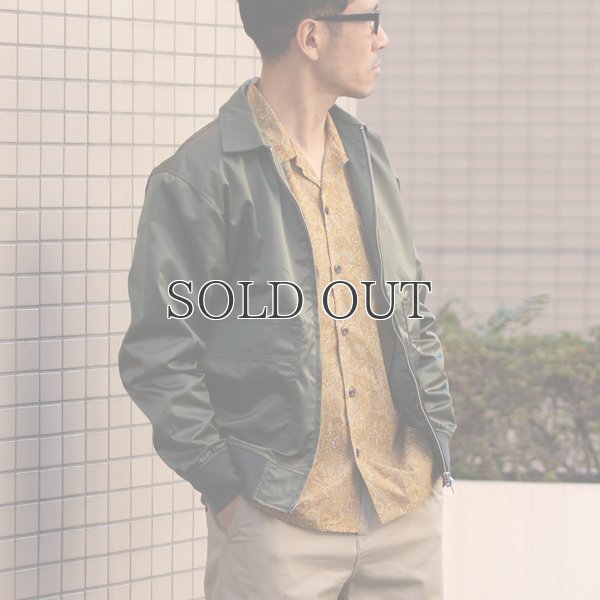 画像7: サラサ柄コットンクロス オープンカラーL/Sシャツ【MADE IN JAPAN】『日本製』/ Upscape Audience