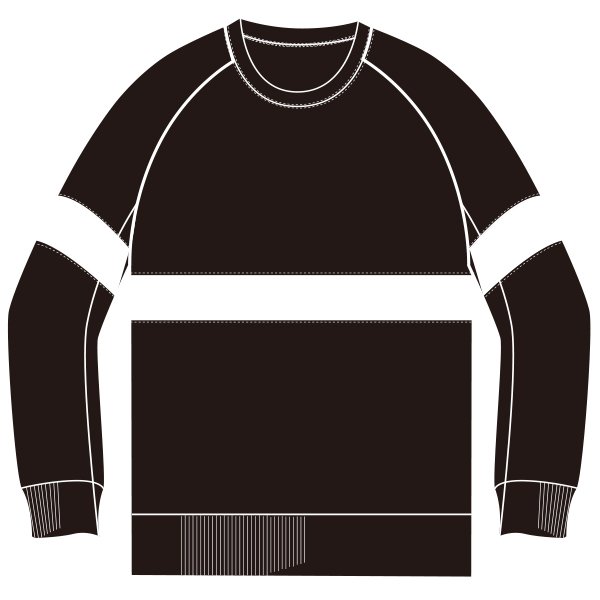 画像17: BSQ度詰天竺 FR MILITARY ラインスウェット【MADE IN JAPAN】『日本製』/ Upscape Audience