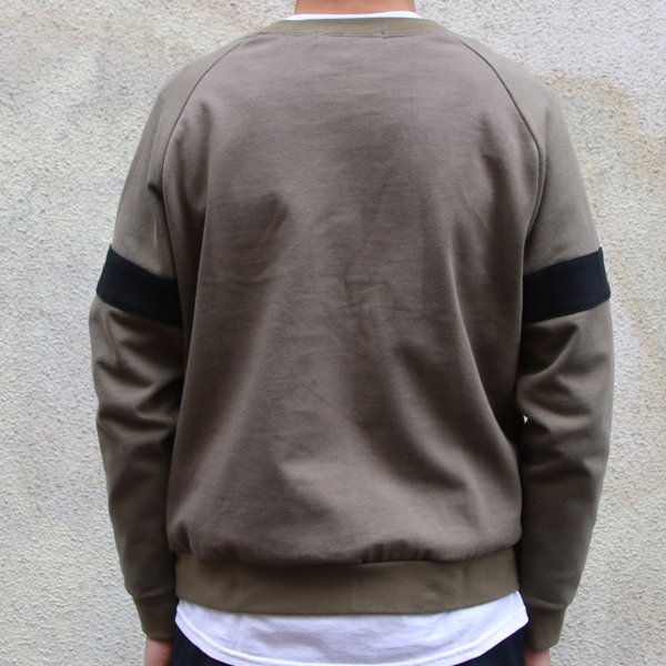 画像10: BSQ度詰天竺 FR MILITARY ラインスウェット【MADE IN JAPAN】『日本製』/ Upscape Audience
