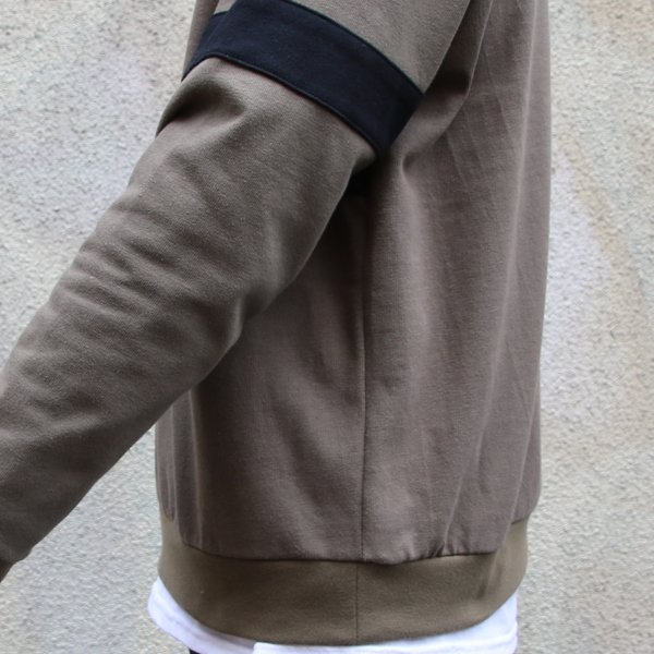 画像14: BSQ度詰天竺 FR MILITARY ラインスウェット【MADE IN JAPAN】『日本製』/ Upscape Audience