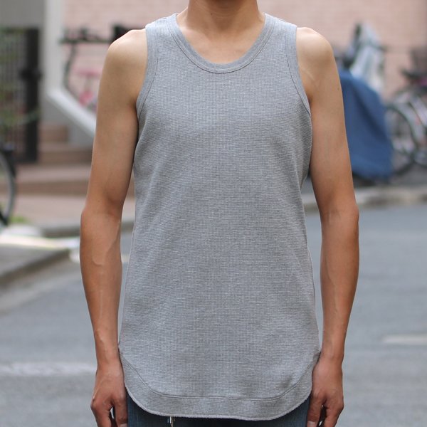 画像25: 【RE PRICE/価格改定】度詰ワッフル  ロングタンクトップ【MADE IN JAPAN】『日本製』/ Upscape Audience