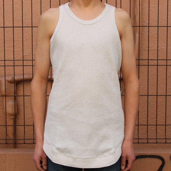 画像17: 【RE PRICE/価格改定】度詰ワッフル  ロングタンクトップ【MADE IN JAPAN】『日本製』/ Upscape Audience