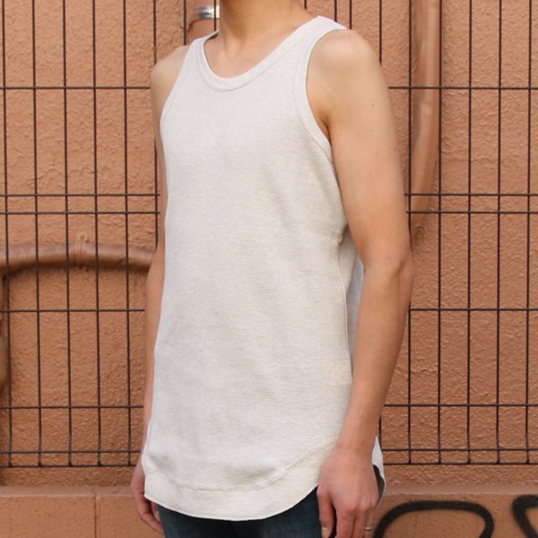 画像20: 【RE PRICE/価格改定】度詰ワッフル  ロングタンクトップ【MADE IN JAPAN】『日本製』/ Upscape Audience