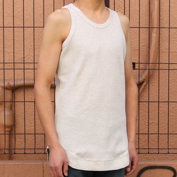 画像21: 【RE PRICE/価格改定】度詰ワッフル  ロングタンクトップ【MADE IN JAPAN】『日本製』/ Upscape Audience