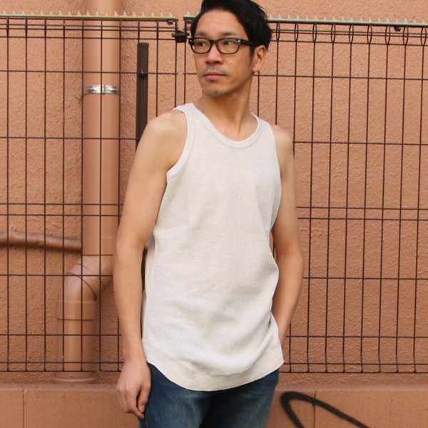 画像14: 【RE PRICE/価格改定】度詰ワッフル  ロングタンクトップ【MADE IN JAPAN】『日本製』/ Upscape Audience