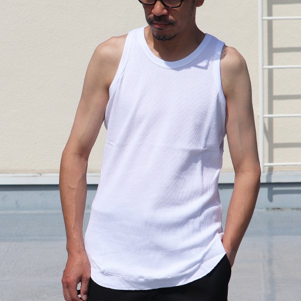 画像8: 【RE PRICE/価格改定】度詰ワッフル  ロングタンクトップ【MADE IN JAPAN】『日本製』/ Upscape Audience