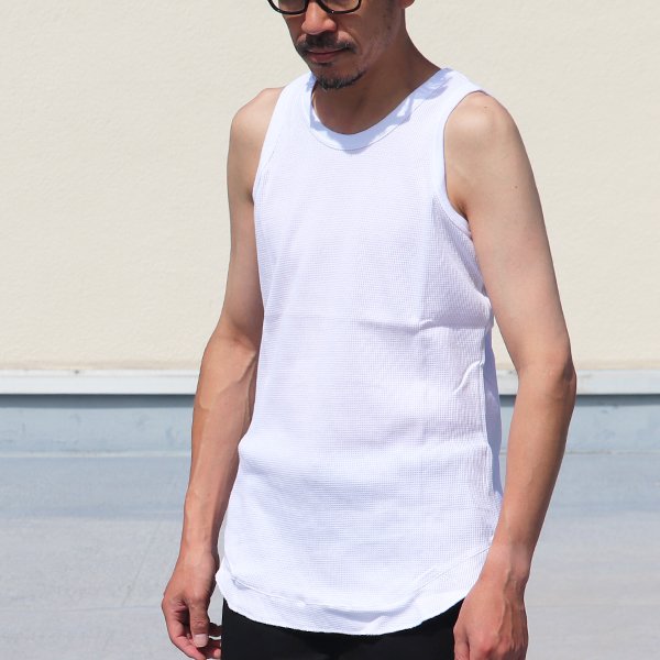 画像9: 【RE PRICE/価格改定】度詰ワッフル  ロングタンクトップ【MADE IN JAPAN】『日本製』/ Upscape Audience