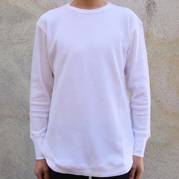 画像13: 度詰ワッフル クルーネック ロングフィンガーホール LS【MADE IN JAPAN】『日本製』/ Upscape Audience