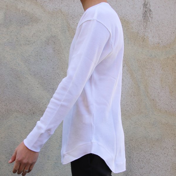 画像15: 度詰ワッフル クルーネック ロングフィンガーホール LS【MADE IN JAPAN】『日本製』/ Upscape Audience