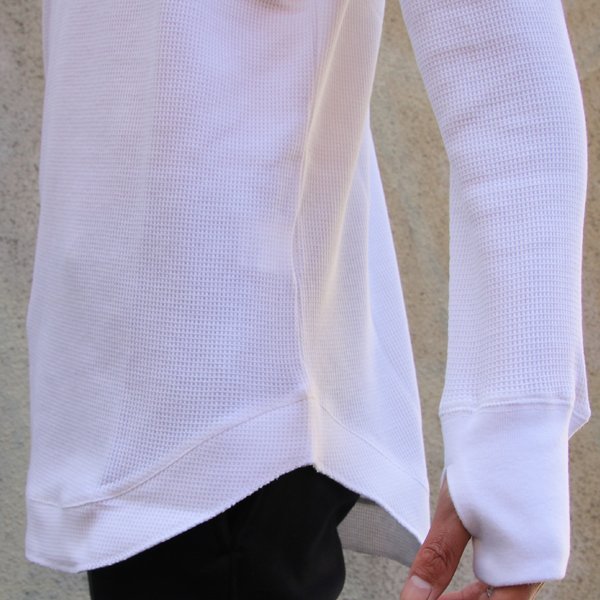 画像20: 度詰ワッフル クルーネック ロングフィンガーホール LS【MADE IN JAPAN】『日本製』/ Upscape Audience