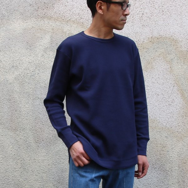 画像12: 度詰ワッフル クルーネック ロングフィンガーホール LS【MADE IN JAPAN】『日本製』/ Upscape Audience