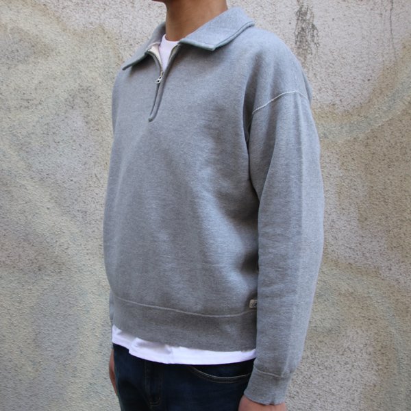 画像14: 30/7ヴィンテージ裏毛 ハーフZIP スウェット【MADE IN TOKYO】『東京製』/ Upscape Audience