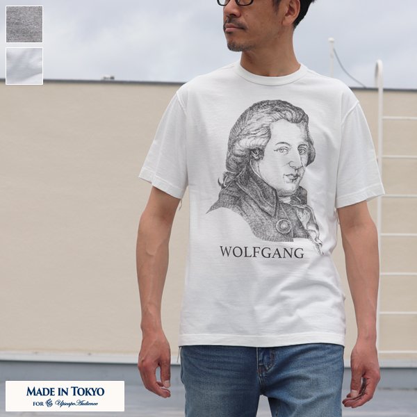 画像1: 16/1吊編天竺 Wolfgang プリント 半袖 Tee【MADE IN TOKYO】『東京製』/ Upscape Audience