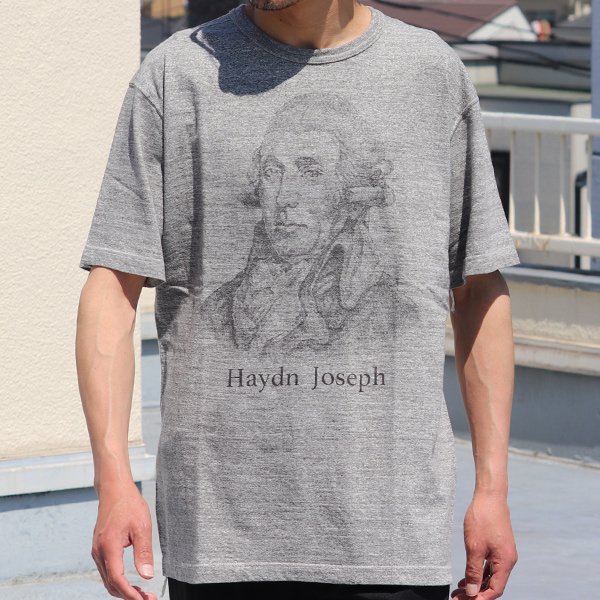 画像3: 16/1吊編天竺 C/N Haydn Joseph プリント S/S Tee【MADE IN TOKYO】『東京製』/ Upscape Audience