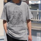 16/1吊編天竺 C/N Haydn Joseph プリント S/S Tee【MADE IN TOKYO】『東京製』/ Upscape Audience