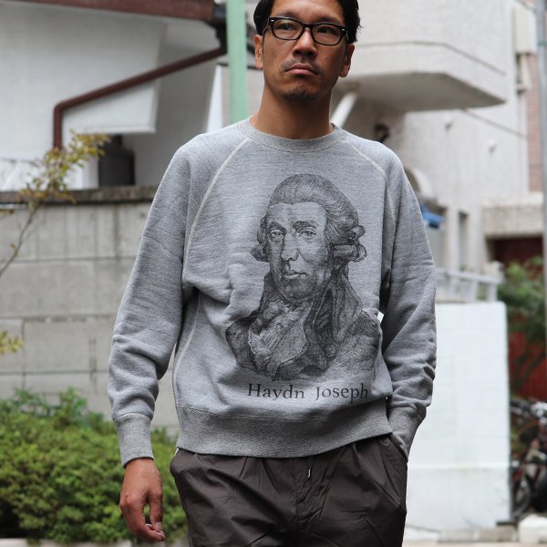 画像12: 19/7吊編裏毛 Haydn Joseph プリント ラグランスウェット【MADE IN TOKYO】『東京製』/ Upscape Audience