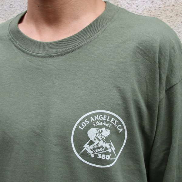 画像15: 【RE PRICE / 価格改定】360°SPORTS WEAR(スリーシックスティスポーツウェア)"LA" 6oz米綿丸胴L/S Tee/ Audience