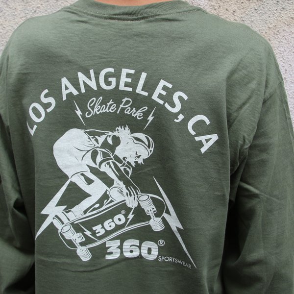 画像16: 【RE PRICE / 価格改定】360°SPORTS WEAR(スリーシックスティスポーツウェア)"LA" 6oz米綿丸胴L/S Tee/ Audience