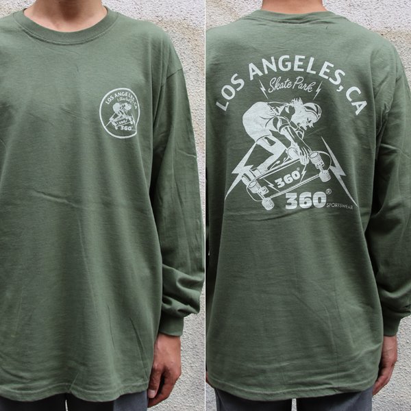 画像18: 【RE PRICE / 価格改定】360°SPORTS WEAR(スリーシックスティスポーツウェア)"LA" 6oz米綿丸胴L/S Tee/ Audience