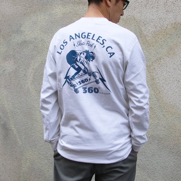 画像7: 【RE PRICE / 価格改定】360°SPORTS WEAR(スリーシックスティスポーツウェア)"LA" 6oz米綿丸胴L/S Tee/ Audience