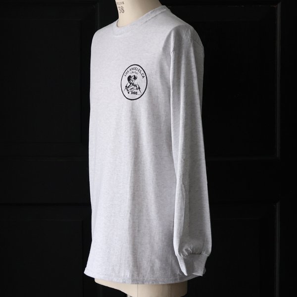 画像3: 【RE PRICE / 価格改定】360°SPORTS WEAR(スリーシックスティスポーツウェア)"LA" 6oz米綿丸胴L/S Tee/ Audience