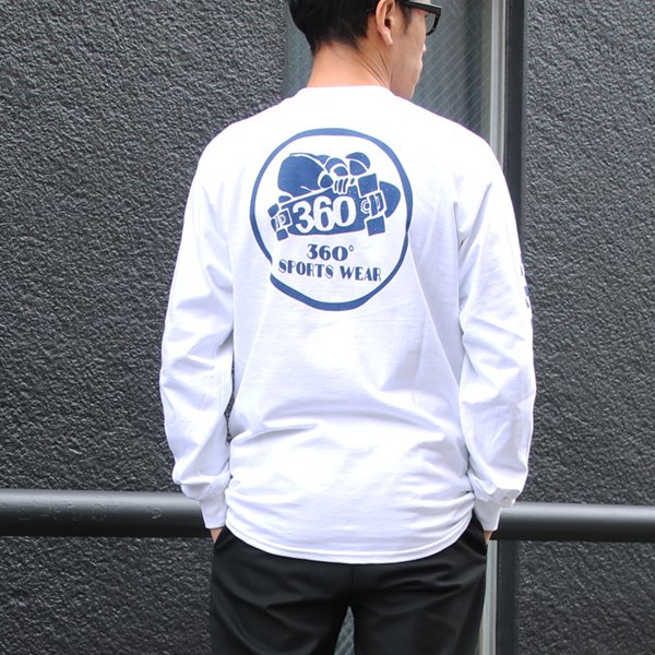 画像8: 【RE PRICE / 価格改定】360°SPORTS WEAR（スリーシックスティスポーツウェア）"CIRCLE" 6oz米綿丸胴L/S Tee/ Audience