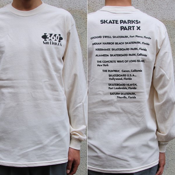 画像18: 【RE PRICE / 価格改定】360°SPORTS WEAR（スリーシックスティスポーツウェア）"TEXT" 6oz米綿丸胴L/S Tee/ Audience