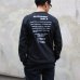 画像3: 360°SPORTS WEAR（スリーシックスティスポーツウェア）"TEXT" 6oz米綿丸胴L/S Tee/ Audience