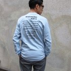 More photos3: 360°SPORTS WEAR（スリーシックスティスポーツウェア）"TEXT" 6oz米綿丸胴L/S Tee/ Audience