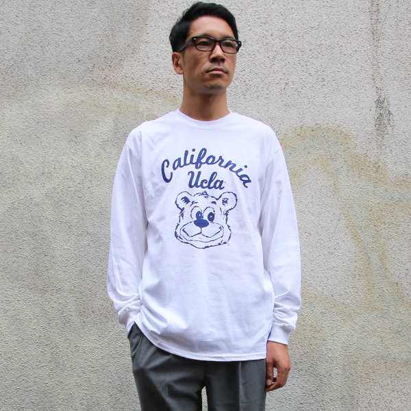 画像9: 【RE PRICE / 価格改定】UCLA"California BERA" 6oz米綿丸胴L/S Tee/ Audience