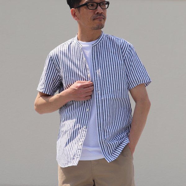 画像11: コーマタイプライターバンドカラーS/Sシャツ【MADE IN JAPAN】『日本製』/ Upscape Audience