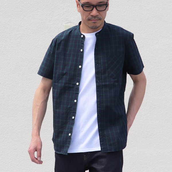 画像3: コーマタイプライターバンドカラーS/Sシャツ【MADE IN JAPAN】『日本製』/ Upscape Audience