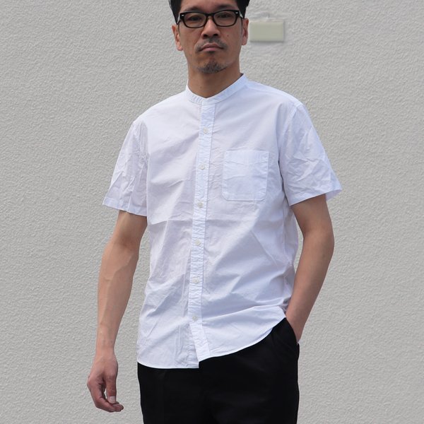 画像5: コーマタイプライターバンドカラーS/Sシャツ【MADE IN JAPAN】『日本製』/ Upscape Audience