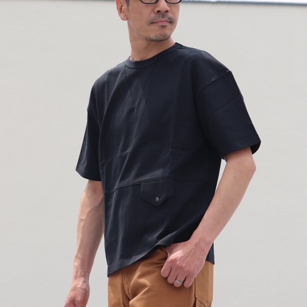 画像3: VORTEX8オンス(MVS天竺)Vガゼット フラップポケ付き ビッグTee【MADE IN JAPAN】『日本製』/ Upscape Audience