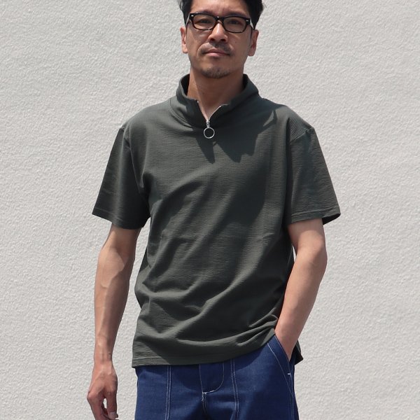 画像2: コットンシアサッカー天竺 リブTOP Tee【MADE IN JAPAN】『日本製』/ Upscape Audience