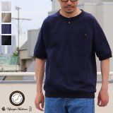 Basque10オンス（バスク天竺）スナップヘンリーラグランポケTEE【MADE IN JAPAN】『日本製』/ Upscape Audience