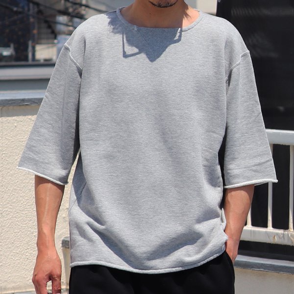 画像3: 30/10吊編裏毛 ガゼットカットオフ 半袖ビッグスウェットT【MADE IN TOKYO】『東京製』/ Upscape Audience