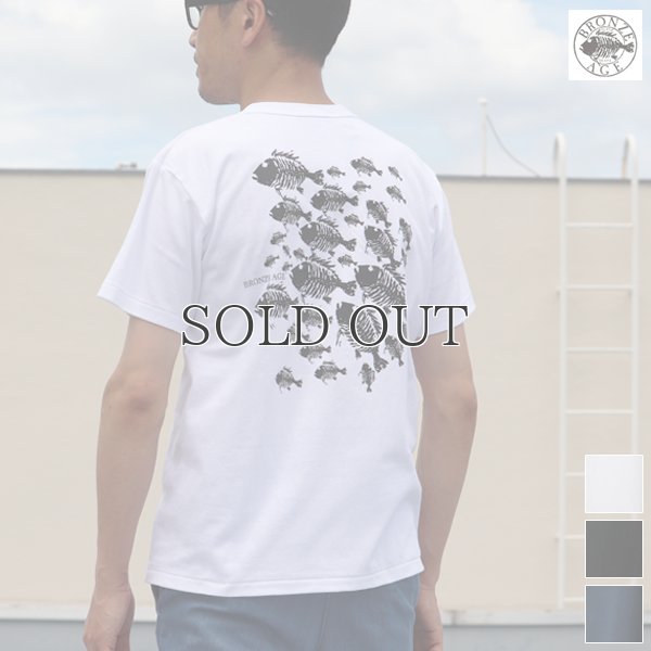 画像1: BRONZE AGE（ブロンズエイジ）"SCHOOL OF FISH"プリントTEE/ Audience