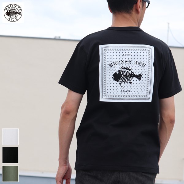 画像1: 【RE PRICE / 価格改定】BRONZE AGE（ブロンズエイジ）"BACK SQUARE"プリントTEE/ Audience